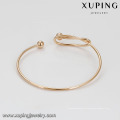 51918 xuping 7 Gramm Goldarmbänder entwirft Mode 18k billig einfache vergoldete Schmuckarmband